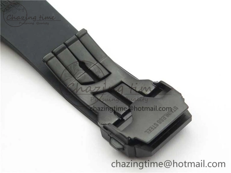 Big Bang Unico Black Ceramic HBF 1:1 Best Edition Black Skeleton Dial on Black Rubber Strap A1242
