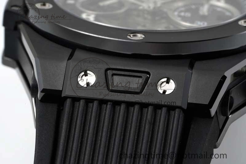 Big Bang Unico Black Ceramic ZF 1:1 Best Edition Skeleton Dial on Black Rubber Strap A1280