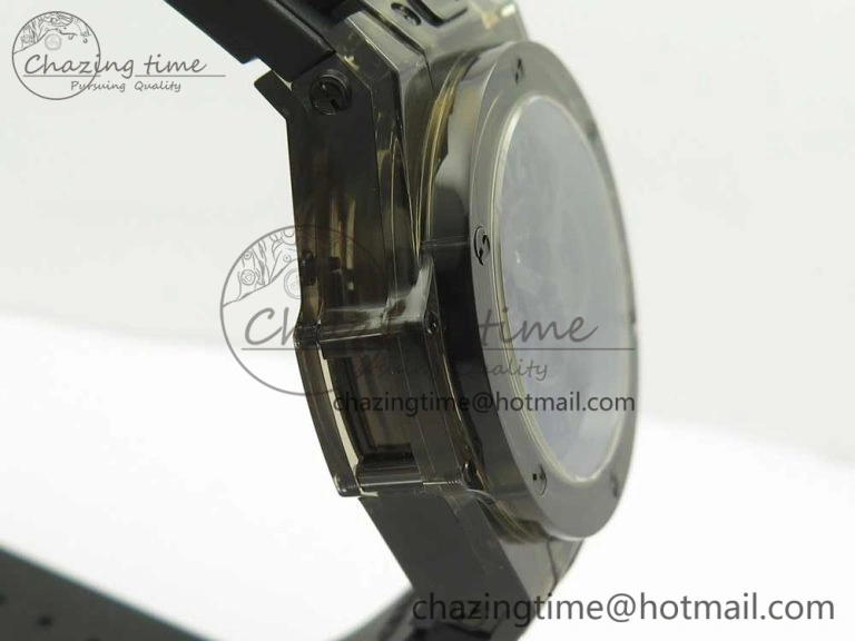 Big Bang Unico Black Magic Sapphire 45mm OXF Best Edition Black Dial on Black Rubber Strap A1242