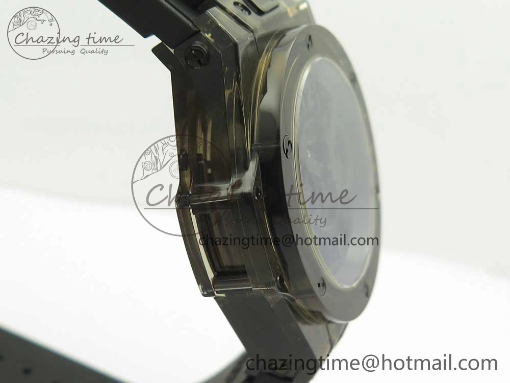 Big Bang Unico Black Magic Sapphire 45mm OXF Best Edition Black Dial on Black Rubber Strap A1242