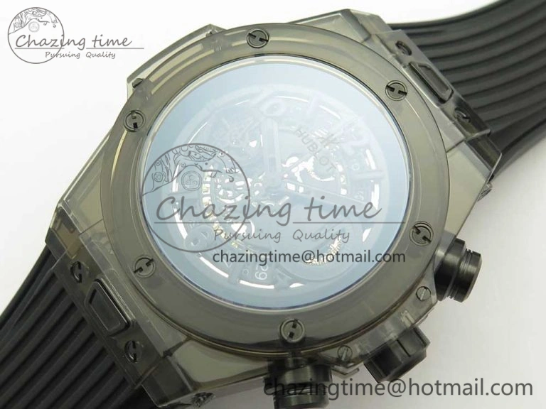 Big Bang Unico Black Magic Sapphire 45mm OXF Best Edition Black Dial on Black Rubber Strap A1242
