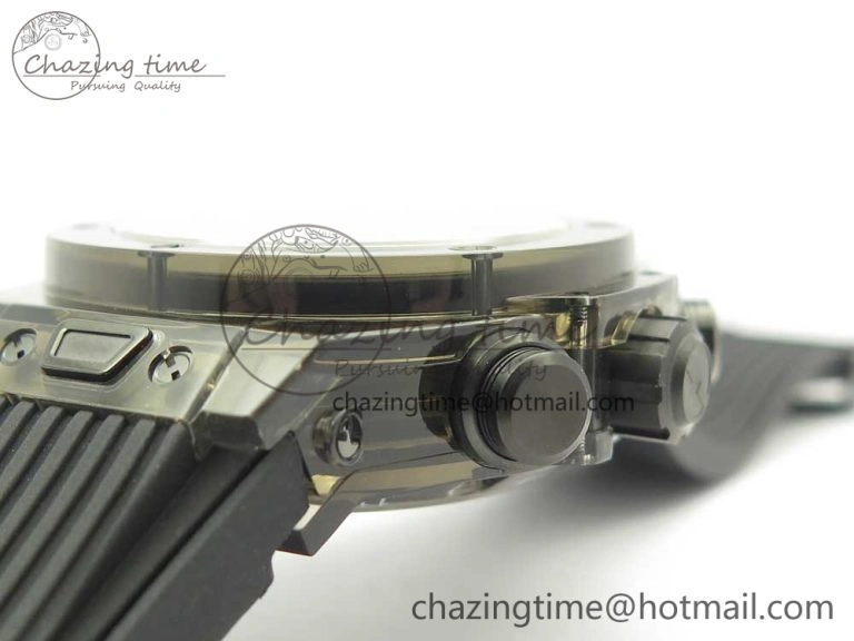 Big Bang Unico Black Magic Sapphire 45mm OXF Best Edition Black Dial on Black Rubber Strap A1242