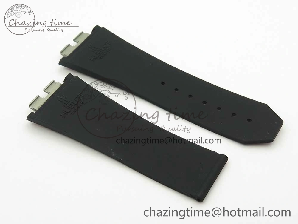 Big Bang Unico Black Magic Sapphire 45mm OXF Best Edition Rainbow Crystal Bezel Black Dial on Black Rubber Strap A1242