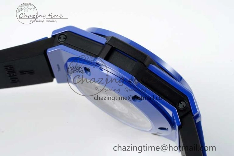 Big Bang Unico Blue Magic Ceramic ZF 1:1 Best Edition Skeleton Dial on Blue Rubber Strap A1280