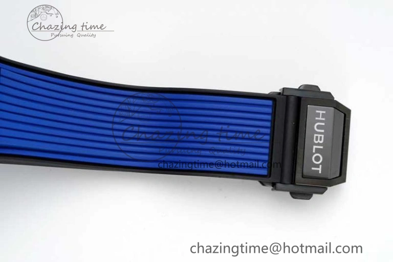Big Bang Unico Blue Magic Ceramic ZF 1:1 Best Edition Skeleton Dial on Blue Rubber Strap A1280
