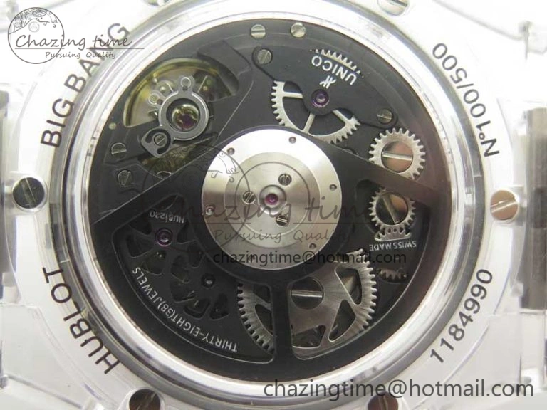 Big Bang Unico Magic Sapphire 45mm OXF Best Edition Black Dial on Black Rubber Strap A1242