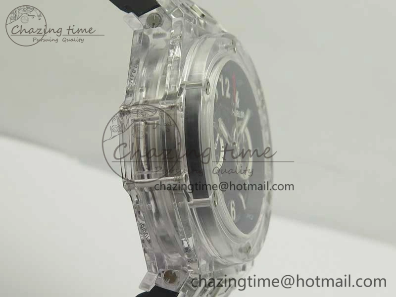 Big Bang Unico Magic Sapphire 45mm OXF Best Edition Black Dial on Black Rubber Strap A1242