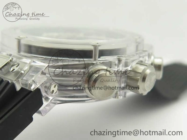 Big Bang Unico Magic Sapphire 45mm OXF Best Edition Black Dial on Black Rubber Strap A1242