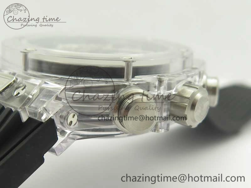 Big Bang Unico Magic Sapphire 45mm OXF Best Edition Black Dial on Black Rubber Strap A1242