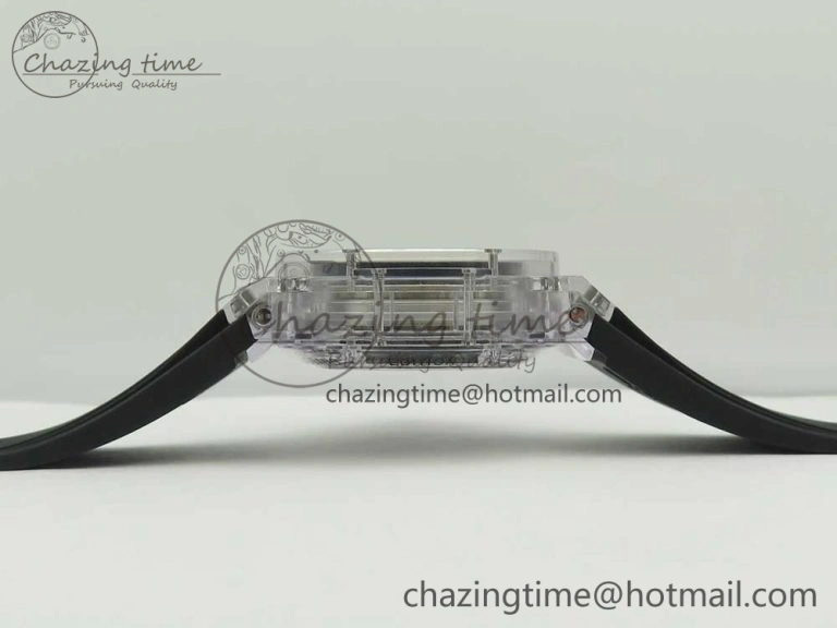Big Bang Unico Magic Sapphire 45mm OXF Best Edition Skeleton Dial on Black Rubber Strap A1242