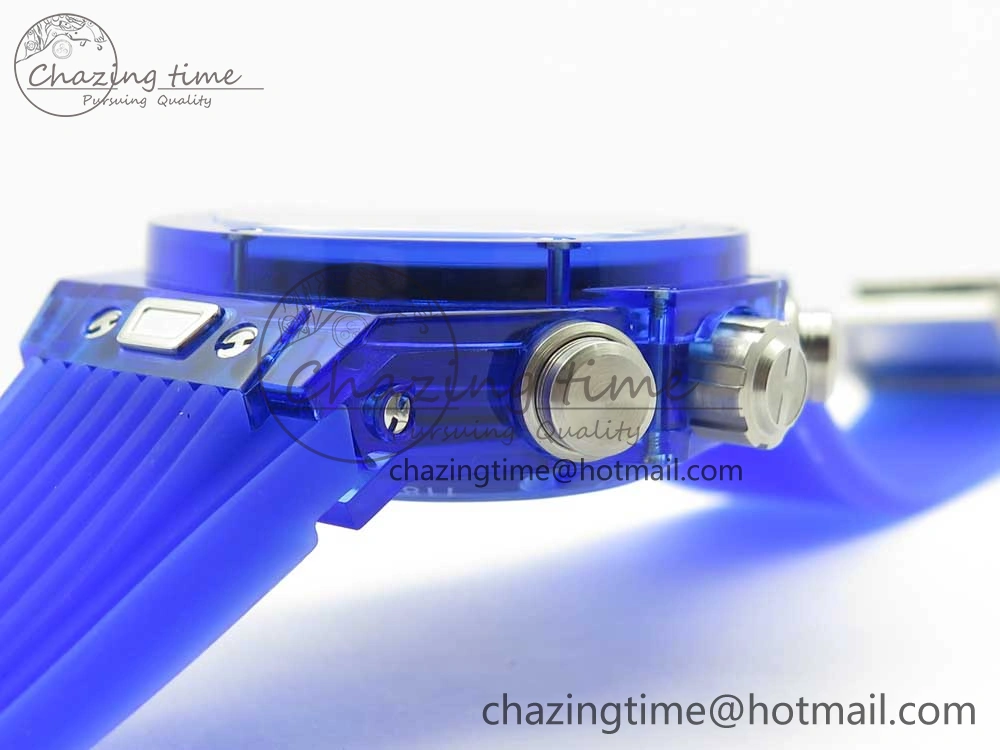 Big Bang Unico Magic Sapphire Blue 45mm OXF Best Edition Skeleton Dial on Blue Rubber Strap A1242