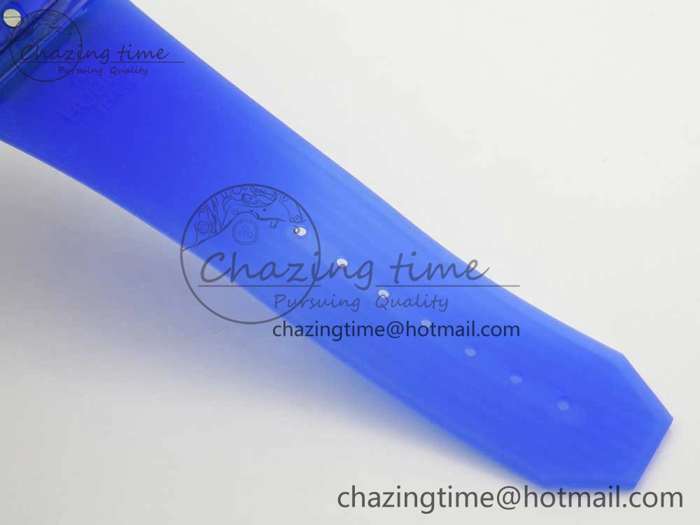 Big Bang Unico Magic Sapphire Blue 45mm OXF Best Edition Skeleton Dial on Blue Rubber Strap A1242