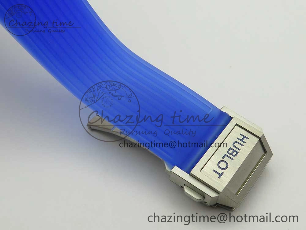 Big Bang Unico Magic Sapphire Blue 45mm OXF Best Edition Skeleton Dial on Blue Rubber Strap A1242