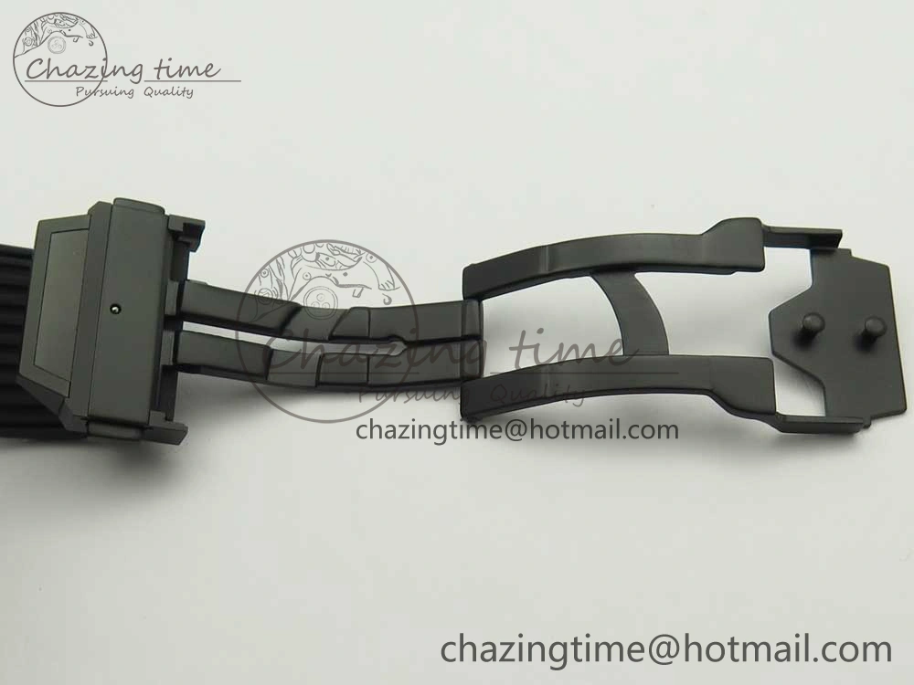 Big Bang Unico Purple Magic Sapphire 45mm OXF Best Edition Crystal Bezel Skeleton Dial on Black Rubber Strap A1242