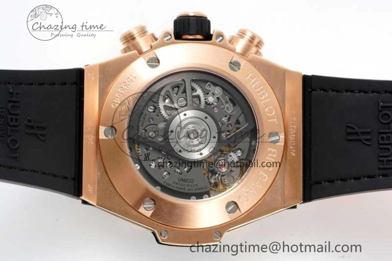 Big Bang Unico Rainbow King RG 45mm ZF 1:1 Best Edition on Rainbow Gummy Strap A1280