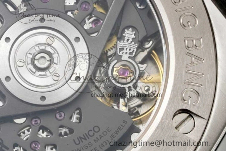 Big Bang Unico Rainbow King SS 45mm ZF 1:1 Best Edition on Rainbow Gummy Strap A1280