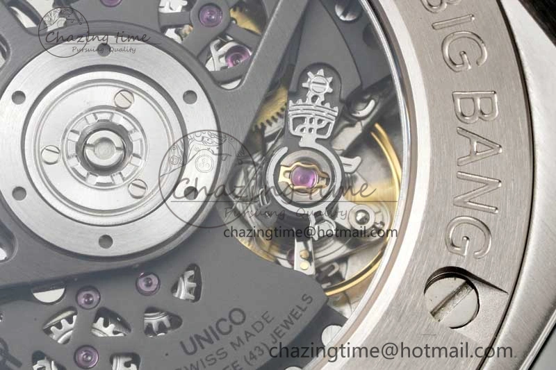 Big Bang Unico Rainbow King SS 45mm ZF 1:1 Best Edition on Rainbow Gummy Strap A1280