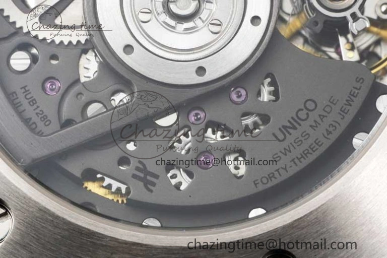 Big Bang Unico Rainbow King SS 45mm ZF 1:1 Best Edition on Rainbow Gummy Strap A1280