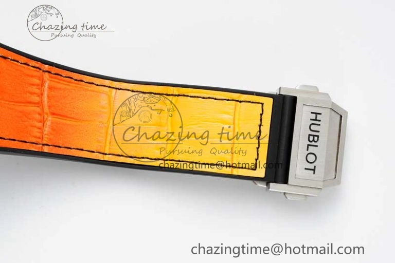 Big Bang Unico Rainbow King SS 45mm ZF 1:1 Best Edition on Rainbow Gummy Strap A1280