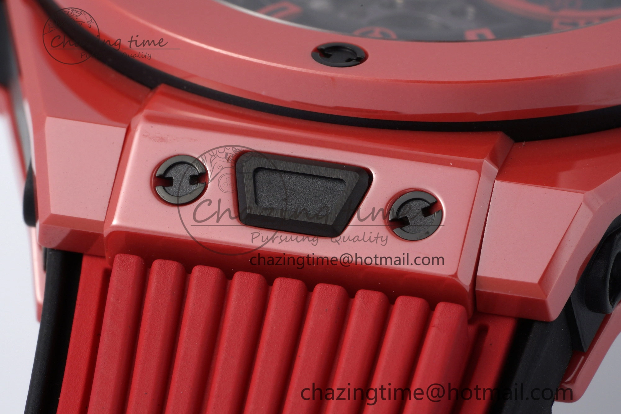 Big Bang Unico Red Magic Ceramic BBF 1:1 Best Edition Skeleton Dial on Red Rubber Strap A1280