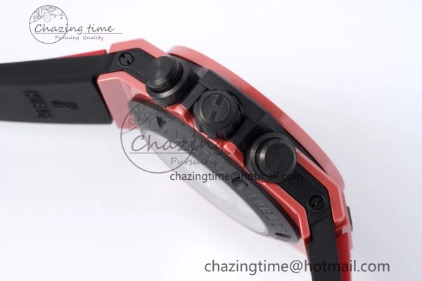 Big Bang Unico Red Magic Ceramic BBF 1:1 Best Edition Skeleton Dial on Red Rubber Strap A1280