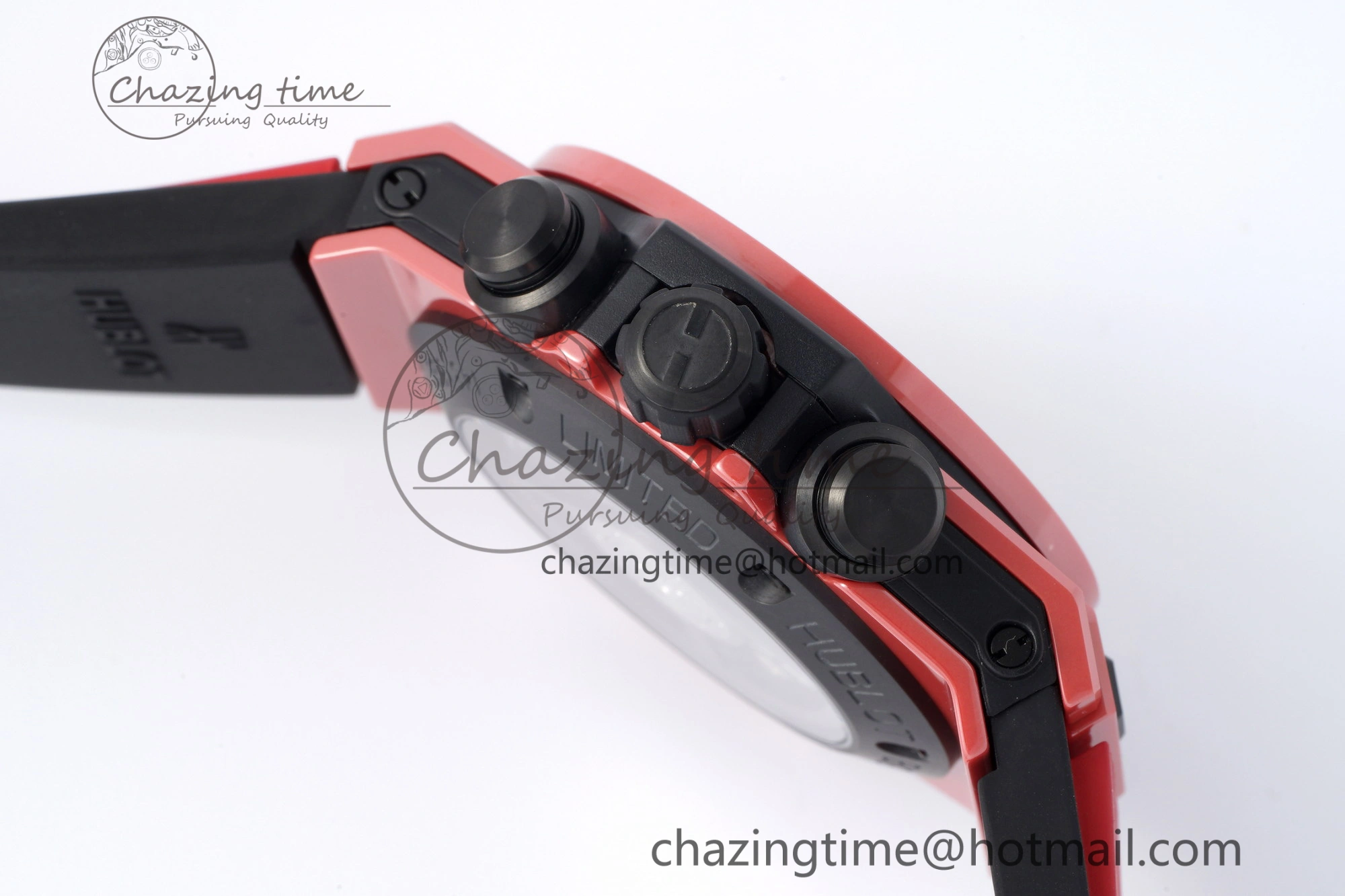 Big Bang Unico Red Magic Ceramic BBF 1:1 Best Edition Skeleton Dial on Red Rubber Strap A1280