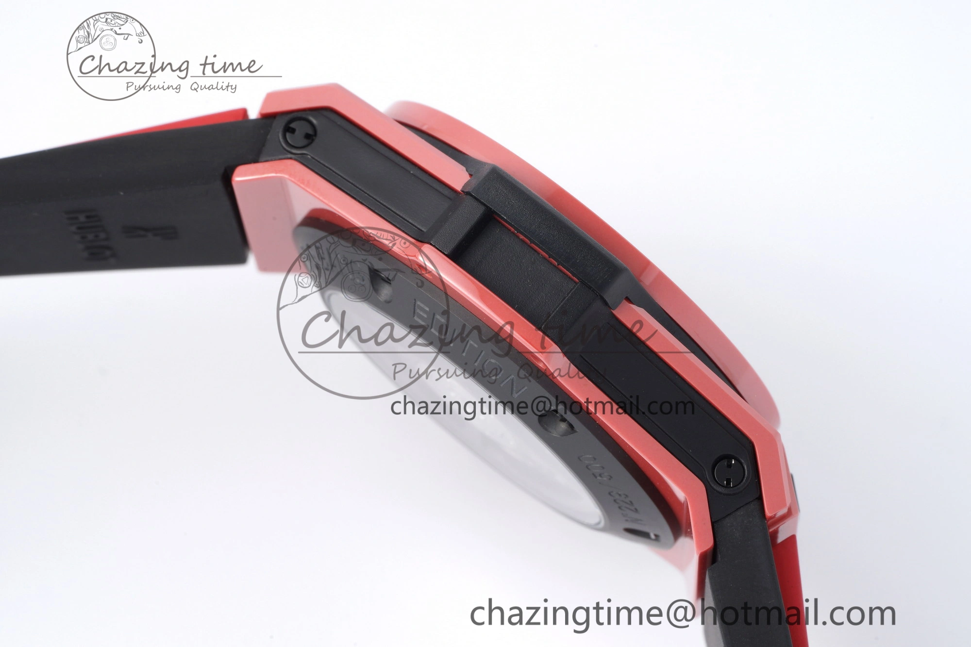 Big Bang Unico Red Magic Ceramic BBF 1:1 Best Edition Skeleton Dial on Red Rubber Strap A1280