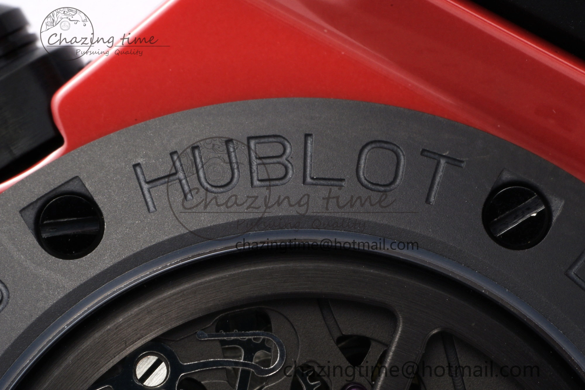 Big Bang Unico Red Magic Ceramic BBF 1:1 Best Edition Skeleton Dial on Red Rubber Strap A1280