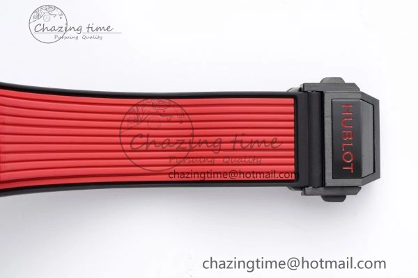 Big Bang Unico Red Magic Ceramic BBF 1:1 Best Edition Skeleton Dial on Red Rubber Strap A1280
