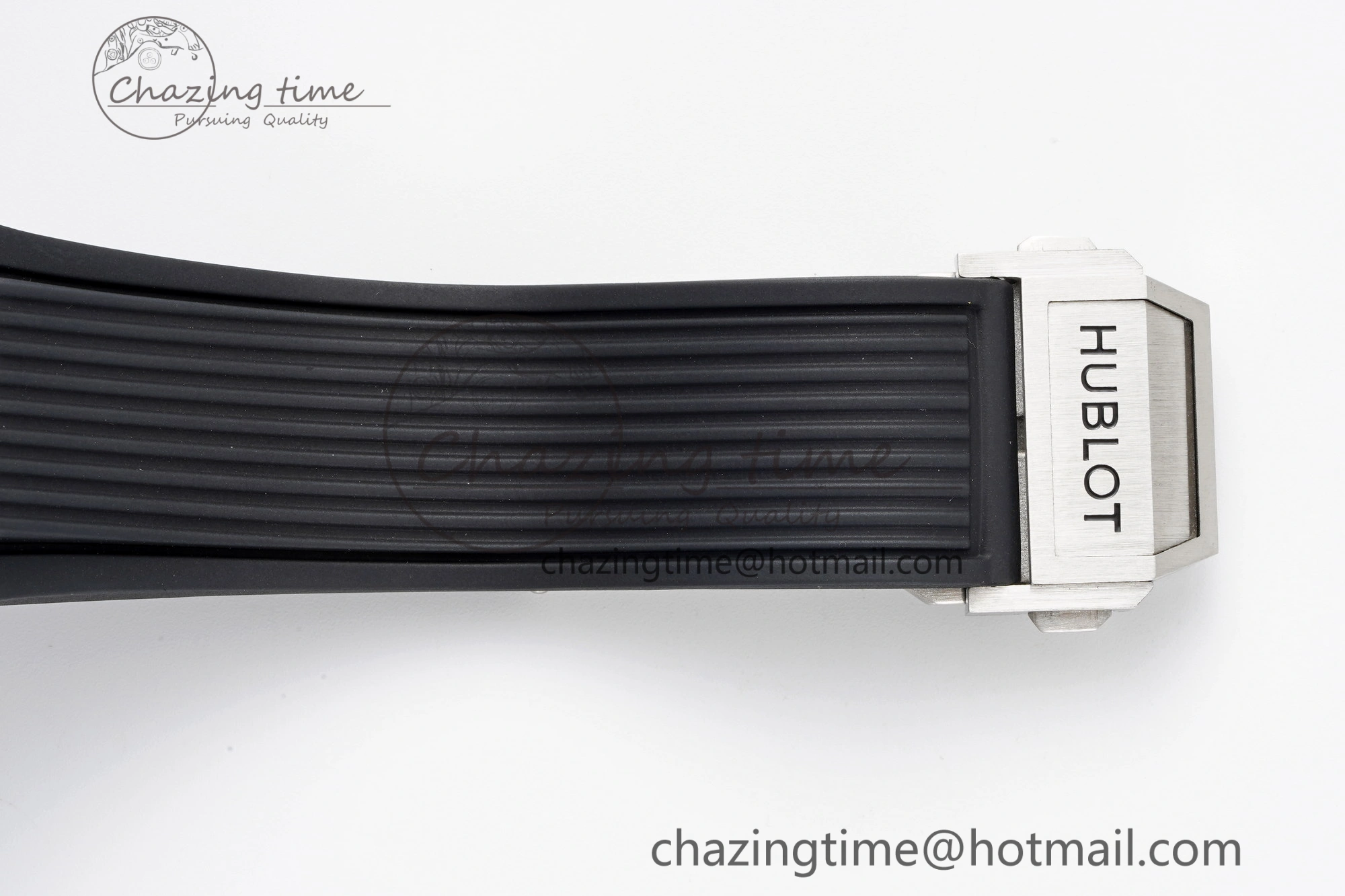 Big Bang Unico SS 45mm BBF 1:1 Best Edition Blue Ceramic Bezel Skeleton Dial on Black Rubber Strap A1280