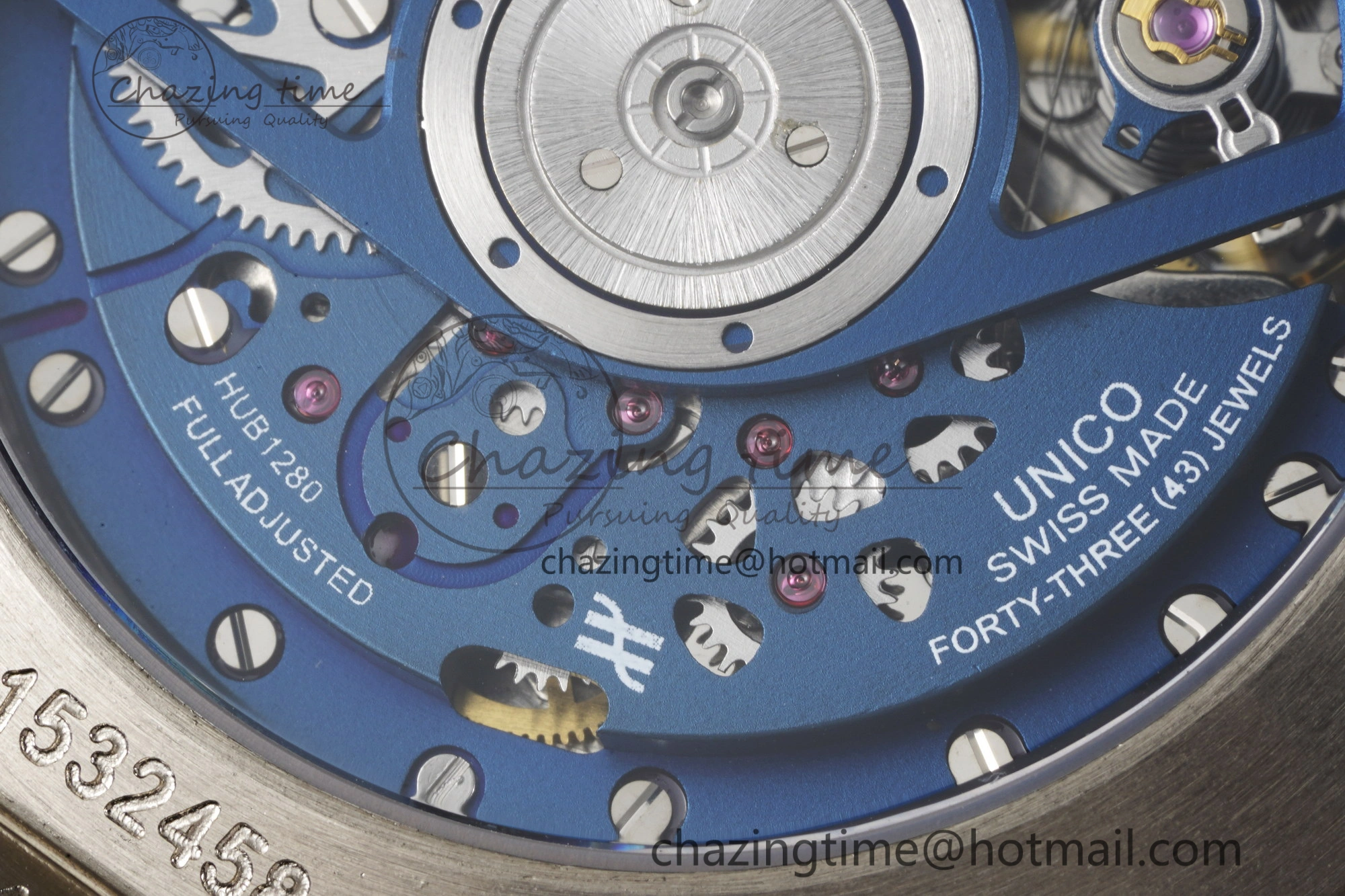 Big Bang Unico SS 45mm BBF 1:1 Best Edition Skeleton Dial on Black Rubber Strap A1280
