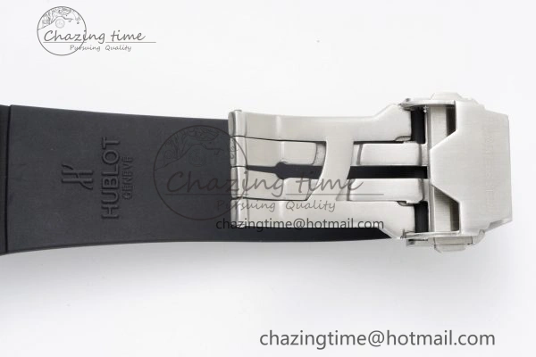Big Bang Unico SS 45mm BBF 1:1 Best Edition Skeleton Dial on Black Rubber Strap A1280