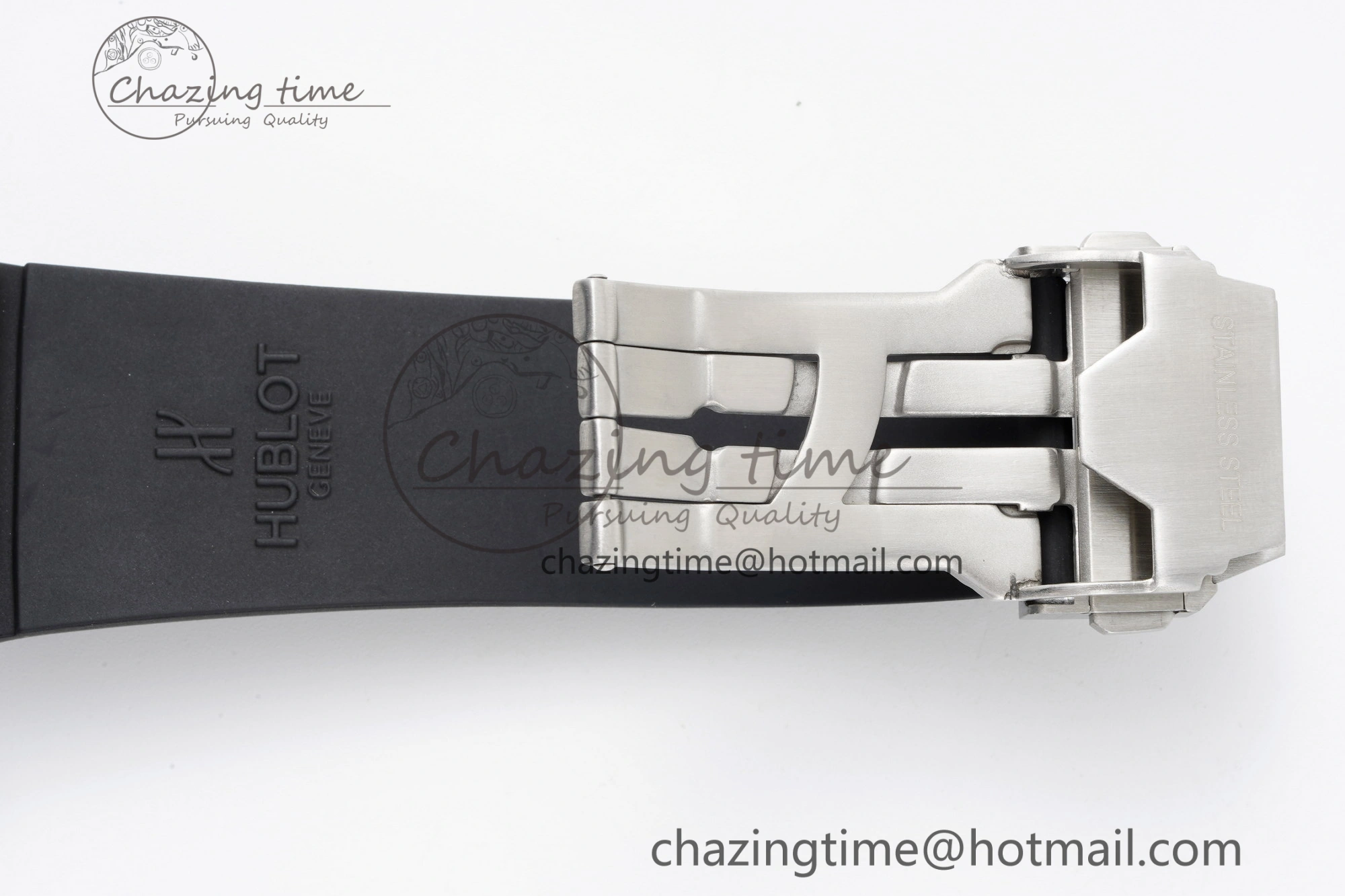 Big Bang Unico SS 45mm BBF 1:1 Best Edition Skeleton Dial on Black Rubber Strap A1280