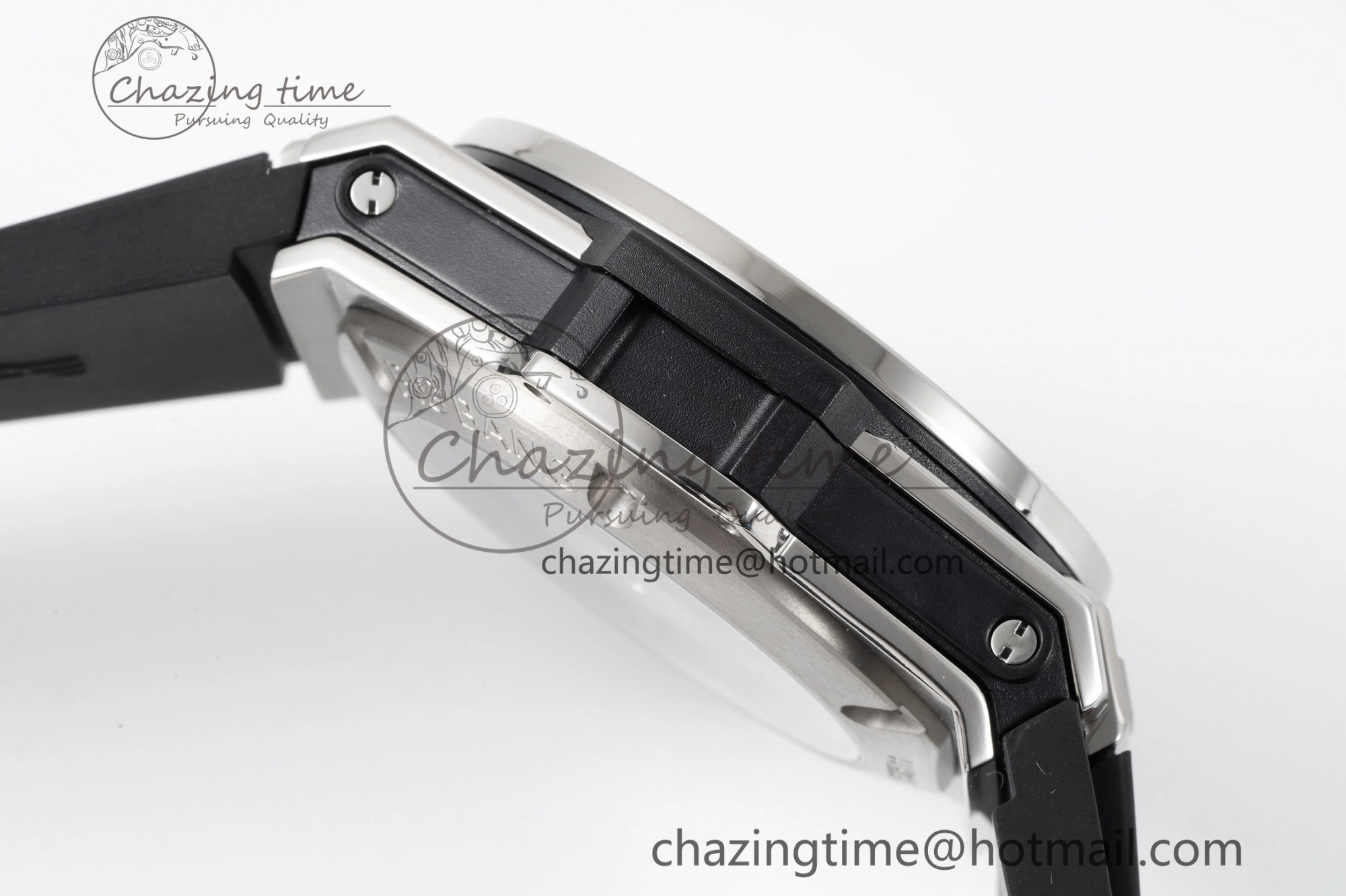 Big Bang Unico SS 45mm BBF 1:1 Best Edition Skeleton Dial on Black Rubber Strap A1280