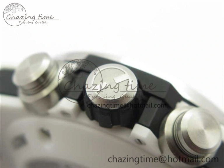 Big Bang Unico White Ceramic HBF 1:1 Best Edition Black Skeleton Dial Rainbow Bezel on Whtie Rubber Strap A1242