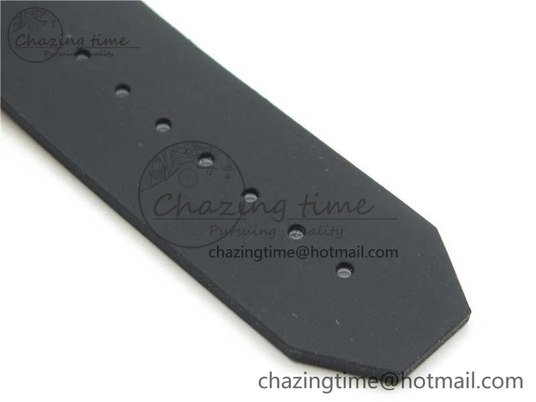 Big Bang Unico White Ceramic HBF 1:1 Best Edition Black Skeleton Dial on Whtie Rubber Strap A1242