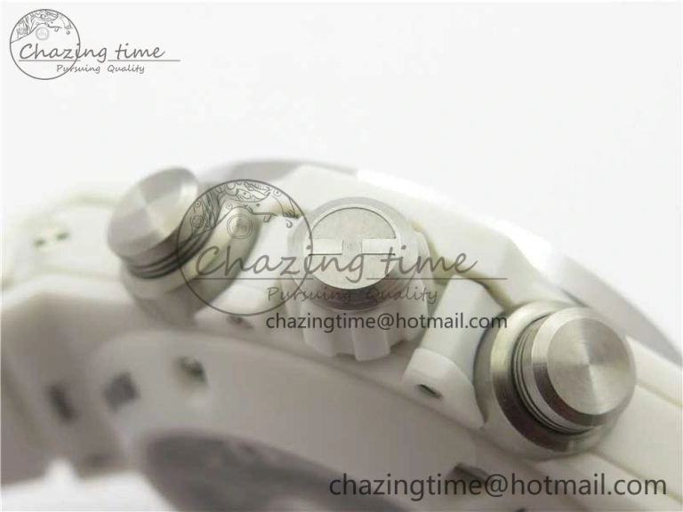 Big Bang Unico White Ceramic HBF 1:1 Best Edition White Skeleton Dial Rainbow Bezel on White Rubber Strap A1242