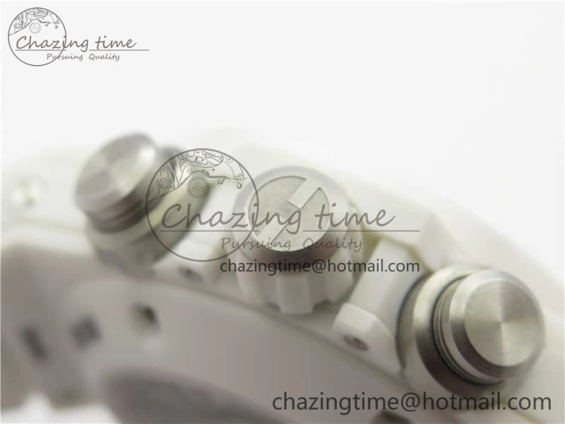 Big Bang Unico White Ceramic HBF 1:1 Best Edition White Skeleton Dial on White Rubber Strap A1242