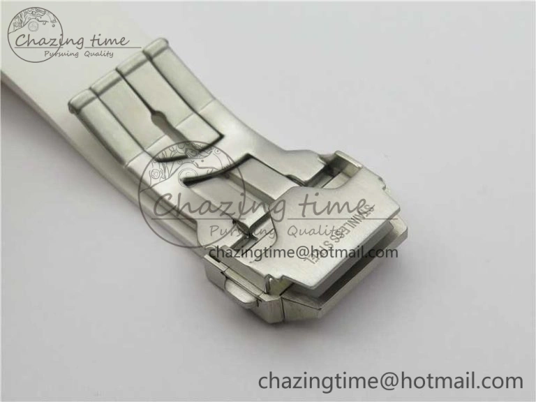 Big Bang Unico White Ceramic HBF 1:1 Best Edition White Skeleton Dial on White Rubber Strap A1242