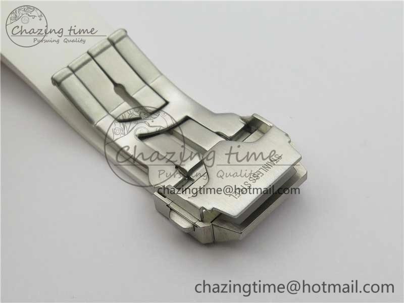 Big Bang Unico White Ceramic HBF 1:1 Best Edition White Skeleton Dial on White Rubber Strap A1242