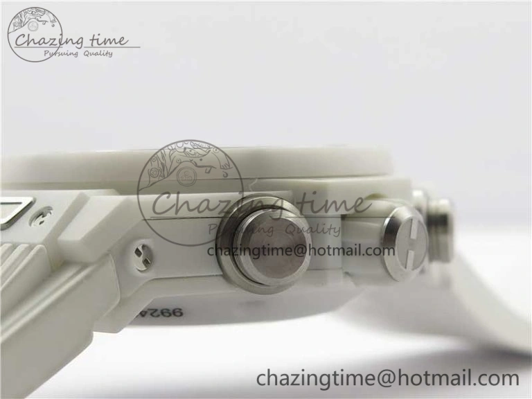 Big Bang Unico White Ceramic HBF 1:1 Best Edition White Skeleton Dial on White Rubber Strap A1242