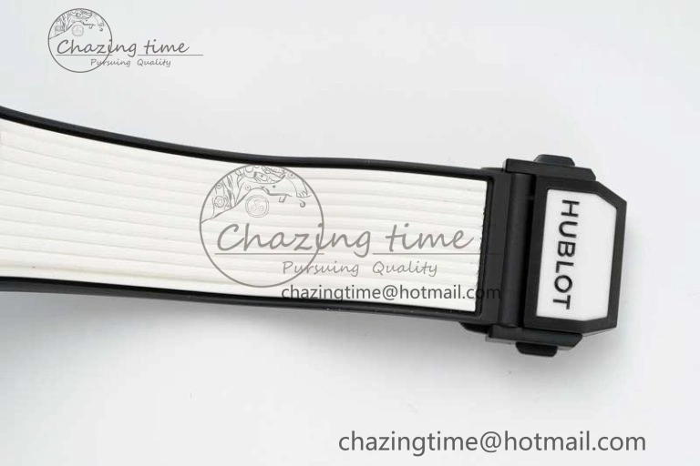 Big Bang Unico White Ceramic ZF 1:1 Best Edition Skeleton Dial on White Rubber Strap A1280