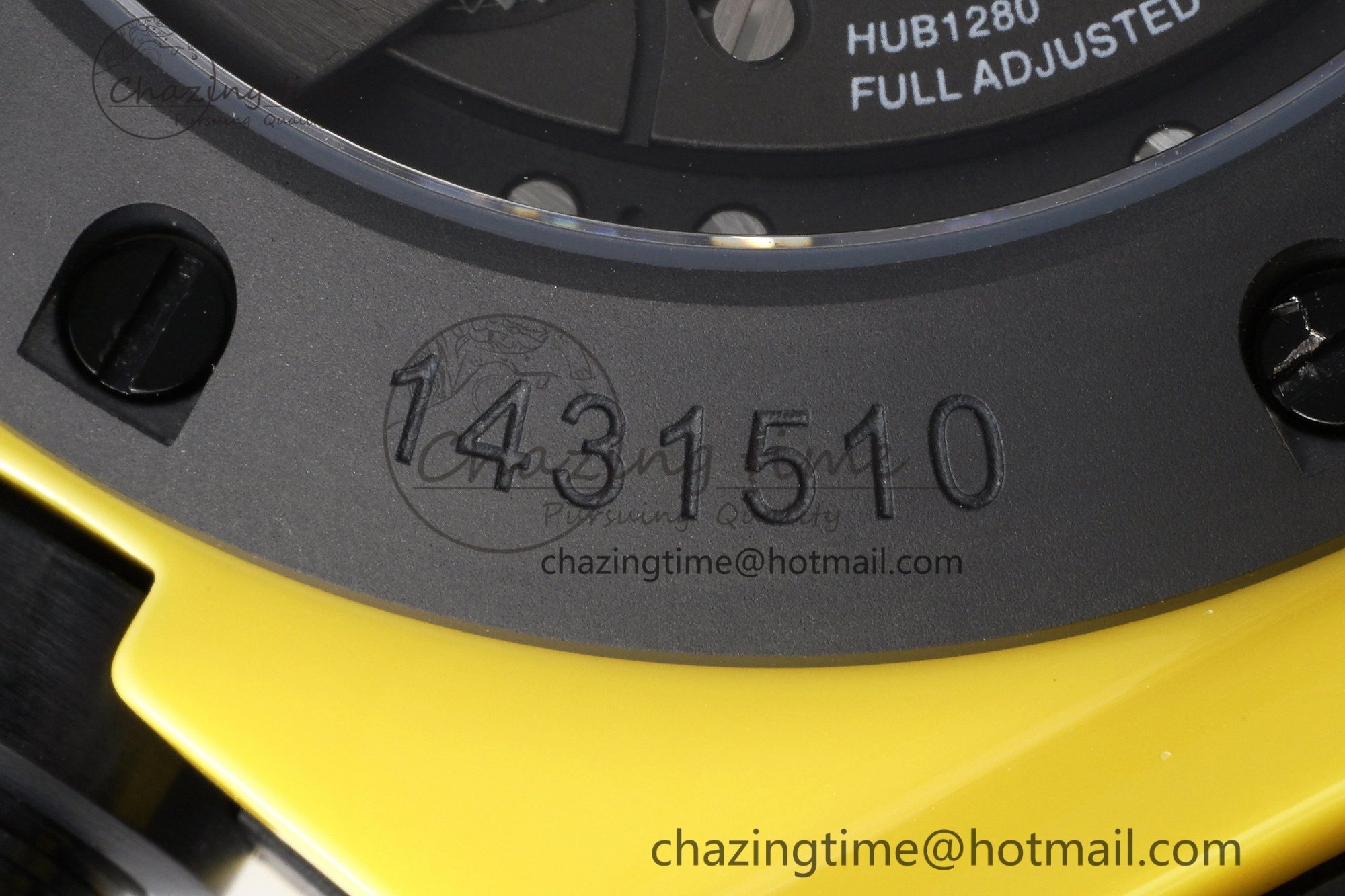 Big Bang Unico Yellow Magic Ceramic BBF 1:1 Best Edition Skeleton Dial on Yellow Rubber Strap A1280