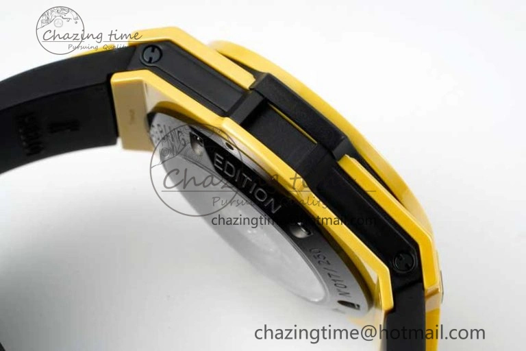 Big Bang Unico Yellow Magic Ceramic ZF 1:1 Best Edition Skeleton Dial on Yellow Rubber Strap A1280