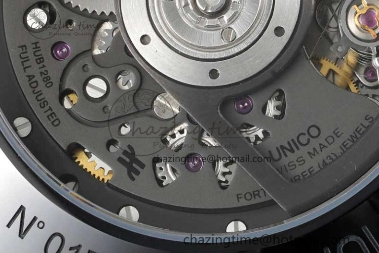 Big Bang Unico Yellow Magic Ceramic ZF 1:1 Best Edition Skeleton Dial on Yellow Rubber Strap A1280