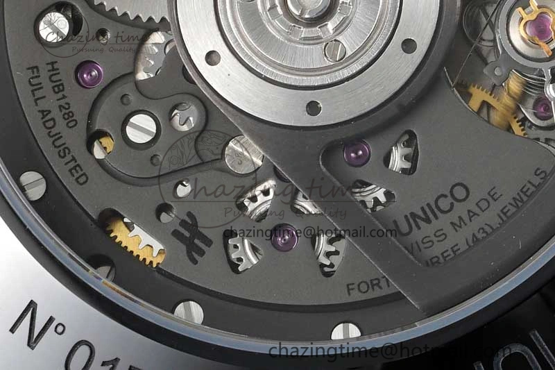 Big Bang Unico Yellow Magic Ceramic ZF 1:1 Best Edition Skeleton Dial on Yellow Rubber Strap A1280