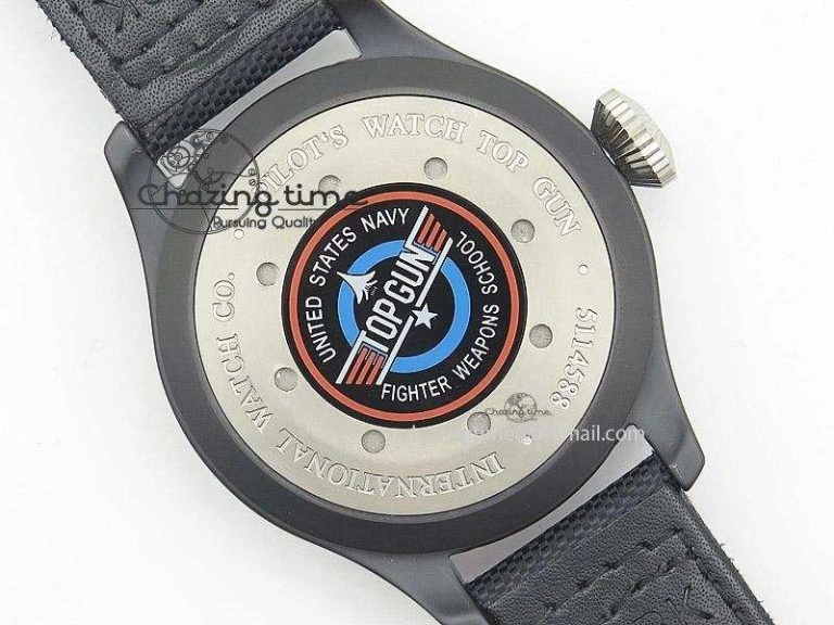 Big Pilot 5019 Ceramic Case Black Dial Green Markers Asian 23J