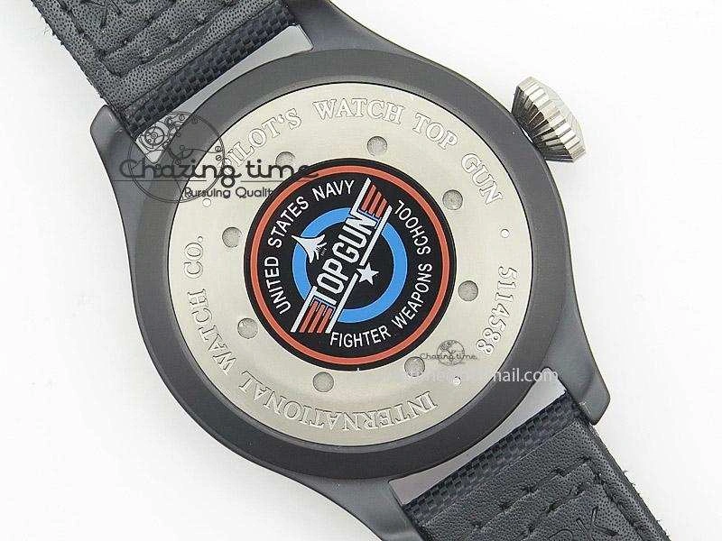Big Pilot 5019 Ceramic Case Black Dial Green Markers Asian 23J