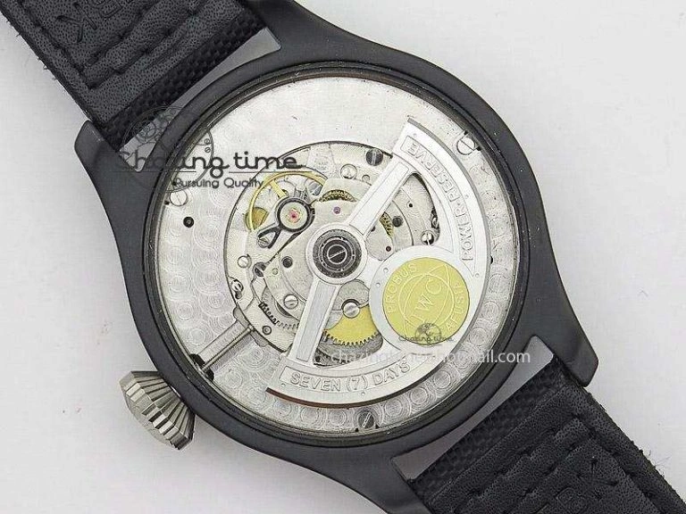 Big Pilot 5019 Ceramic Case Black Dial Green Markers Asian 23J