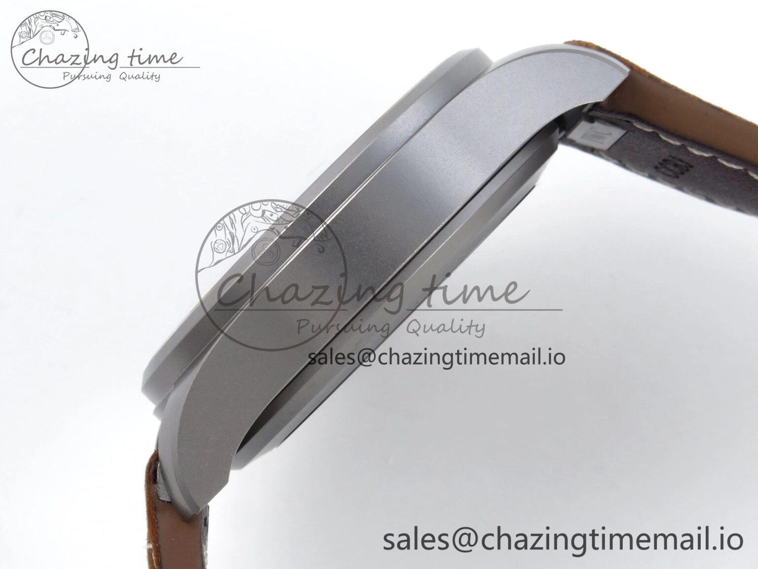Big Pilot IW329701 M+F 1:1 Best Edition Black Dial on Brown Leather Strap MY8205